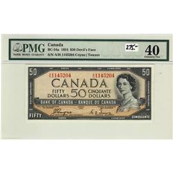 BC-34a 1954 $50 PMG EF40. #AH1145204.