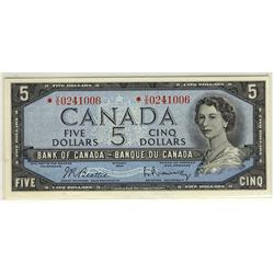 BC-39bA 1954 $5 *VS0241006, A choice AU example.