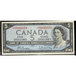 BC-39bA 1954 $5 Beattie-Rasminski #*NX0103373  AU