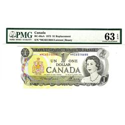 BC-46aA 1973 $1 PMG PMG UNC63. #MC6514644.