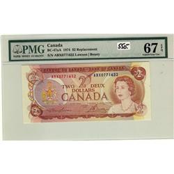 BC-47aA 1974 $2 PMG Superb UNC67 EPQ. #ABX0771632