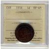 Image 1 : 1858 1¢ ICCS EF-45