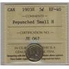 Image 1 : 1903  5¢ Repunched Small H  ICCS EF-40