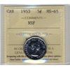 Image 1 : 1953 5¢ NSF ICCS MS65.