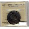 Image 1 : 1904 50¢ ICCS AU50.  Key date example.  Dark tone