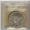 Image 1 : 1935 $1 ICCS MS65, another Gem example with light