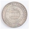 Image 1 : Brazil 2000 Reis Pedro II coin