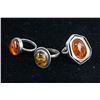 Image 2 : Lot of Three Chinese Amber Rings