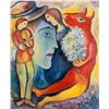 Image 2 : French Oil on Canvas Signed Marc Chagall