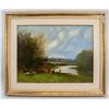 Image 1 : American Oil on Canvas Landscape Signed BERGA