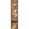 Image 2 : Chinese Gilt Print Wood Screen 2 Panels