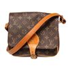 Image 1 : Louis Vuitton Brown Monogram Canvas Cartouchiere MM Shoulder Bag