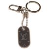 Image 1 : Louis Vuitton Silver Monogram Canvas ID Tab Charm and Key