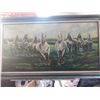 Image 1 : 32 X 55" WILD HORSE PAINTING