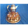 Image 2 : COPPER COFFEE SERVICE AND COPPER CREAM AND SUGAR SET