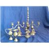 Image 1 : ASSORTED BRASS CANDLE STICKS ETC