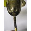 Image 2 : 2 BRASS PIECES, CANDLE HOLDER & GOBLET