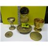 Image 2 : 3 LIDDED BRASS CONTAINERS