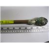 Image 2 : WOODEN CANE WITH SILVER FERRULES & MOTHER OF PEARL TOP