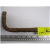 Image 2 : KNOBBY WOODEN CANE WITH SILVER TIP