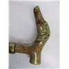 Image 3 : WOODEN CANE WITH MOLDED DOG'S HEAD HANDLE