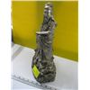 Image 2 : LG. CAST METAL STATUE OF THE ASIAN FIGURINE & FISH
