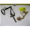 Image 1 : NECKLACE WITH STONE & A CROSS