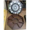 Image 1 : DECORATIVE HEXAGONAL MOTHER OF PEARL INLAID LIDDED JEWELLERY BOX