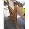 Image 8 : SLATE BALL & CLAW LEGGED POOL TABLE WITH ACCESS., BALLS, CUES, RACK, ETC.