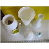 Image 2 : HOBNAIL LIGHT, VASES, ETC.