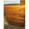 Image 1 : 5 DRAWER SOLID WOOD DRESSER