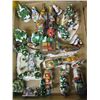 Image 2 : 2 BOXES OF ASST. SMALL CHRISTMAS FIGURINES, FENCES, ETC.