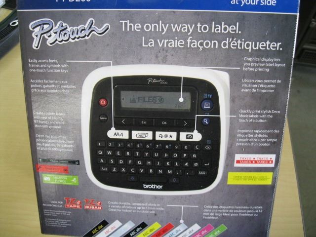 BROTHER ELECTRIC LABEL MAKER
