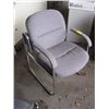 Image 1 : CHROME FRAMED OFFICE CHAIR