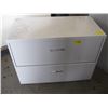 Image 1 : 2 DRAWER LATERAL FILING CABINET