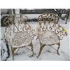 Image 1 : 2 METAL GARDEN CHAIRS