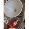 Image 2 : WINE MAKING SUPPLIES, FUNNELS, CLEANERS, DRYING RACK, TUBING, ETC.