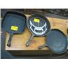 Image 1 : 3 CAST FRYING PANS