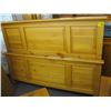 Image 1 : QUEEN SIZE PINE BED FRAME