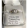 Image 1 : LADIES 14kt DIAMOND RING, .56tcw W/A $2,190 SIZE 8