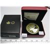 Image 2 : 2019 5 OZ. 25 CENT GOLD PLATED FINE SILVER (99.99%) COIN (TAX EXEMPT)