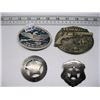 Image 1 : 2 BELT BUCKLES & 2 MARSHALL PINS