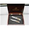 Image 2 : WOODEN WINCHESTER BOX WITH 2 WINCHESTER KNIVES