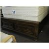 Image 2 : QUEEN SIZE BED WITH STORAGE IN FOOTBOARD