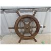 Image 1 : Wooden Ship's Steering Wheel 24" RD