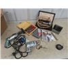 Image 1 : 2 Power Drills, Air Powered Die Grinder, Punches, Drill Bits, Screw Bit Sets