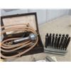 Image 2 : 2 Power Drills, Air Powered Die Grinder, Punches, Drill Bits, Screw Bit Sets