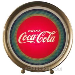 Coca Cola 11" Round Stand Up Electric Pulsator C. 1960