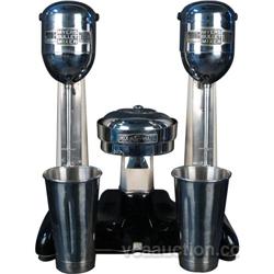 Myers Bullet Twin Malt Mixers, Black & White Porcelain,