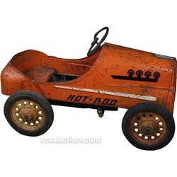 Garton Pressed Steel Old Pedal Racer w/ 4 New Tires & H